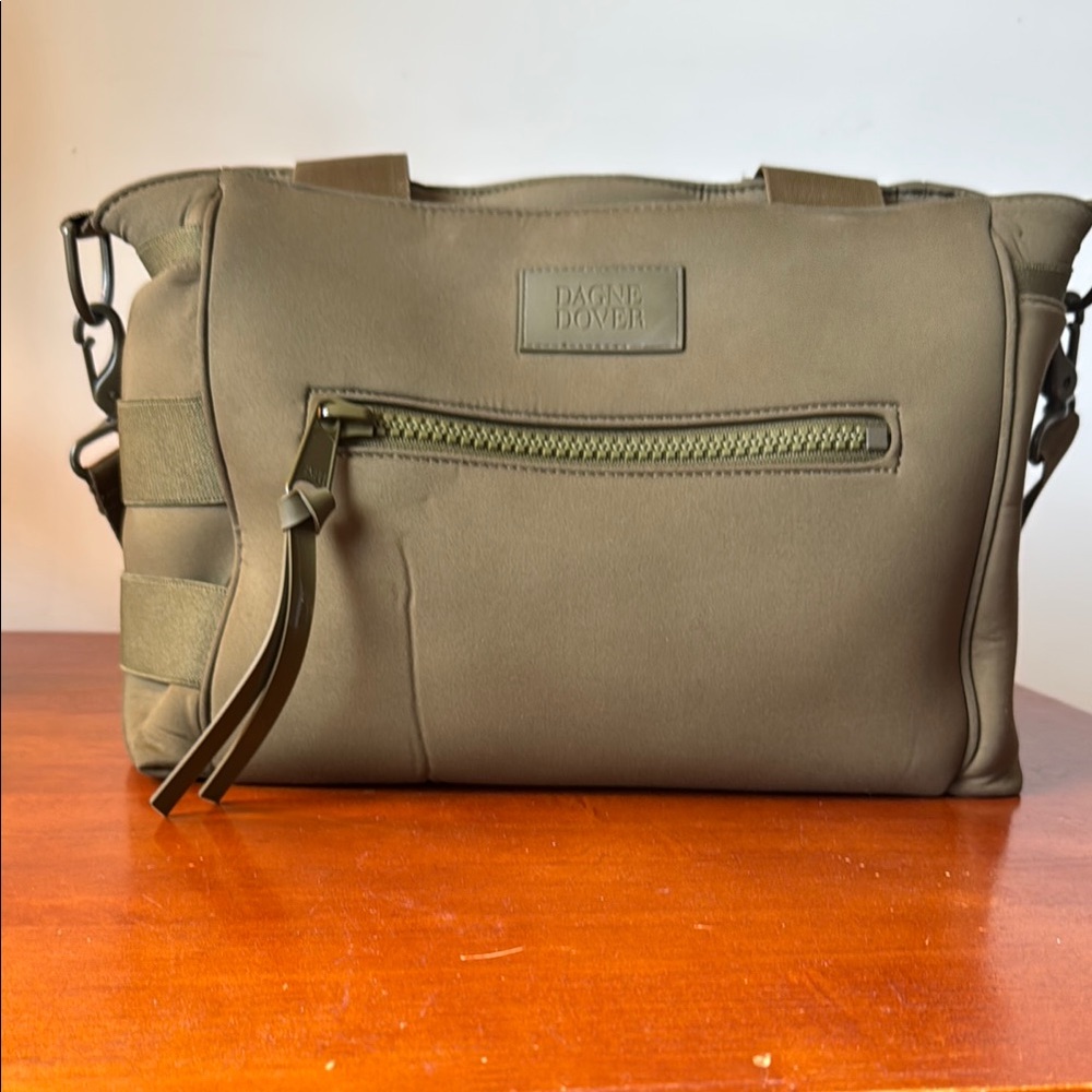 Dagne Dover Wade Diaper Tote in Dark Moss